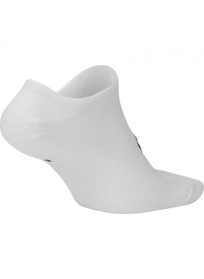 NSW Everyday Essentials No-Show Socks (Pack of 3) White/Black 3